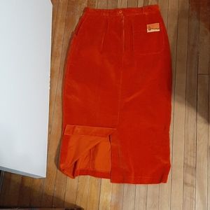Orange skirt